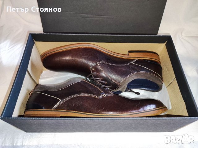 Стилни мъжки обувки от естествена кожа Oliver Jacob №43, снимка 10 - Официални обувки - 37760318