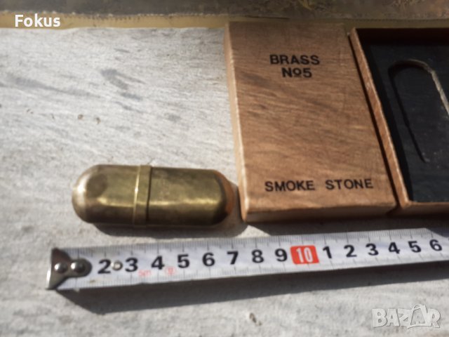 Стара колекционерска бензинова запалка Brass №5 , снимка 6 - Антикварни и старинни предмети - 38515246