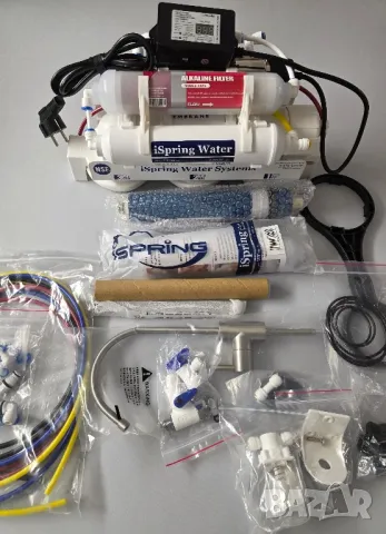 iSpring - Домашна система за пречистване за питейна вода + UV филтрация , снимка 9 - Други - 50350303