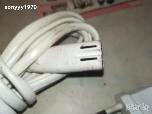 захранващ кабел 15лв за 1бр-бял 1001250803, снимка 3 - Кабели и адаптери - 48624035