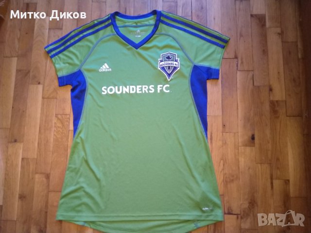 Футболна тениска маркова на Адидас на Сиатъл Соундерс МЛС на САЩ размер реален С