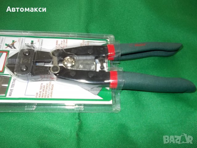 Комбинирана ножица за рязане на болтове,кабели и стоманени въжета 3 в1 Ханс, снимка 1