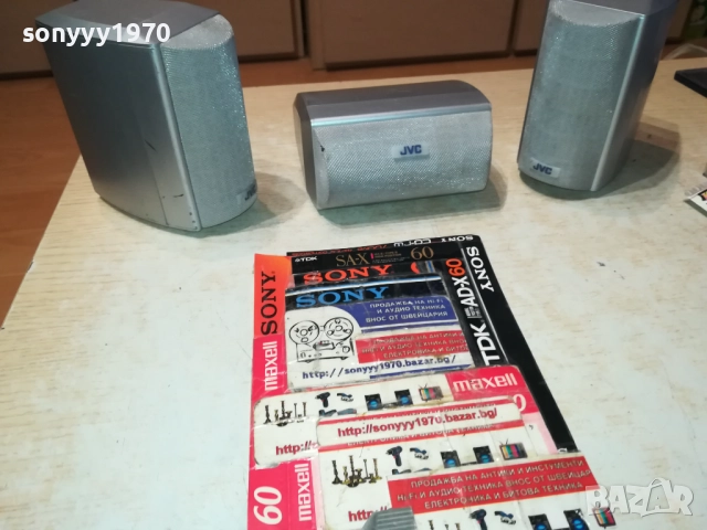 JVC X3-ЦЕНТЪР И ДВЕ КОЛОНИ-ВНОС SWISS 2408250716, снимка 11 - Тонколони - 51469548