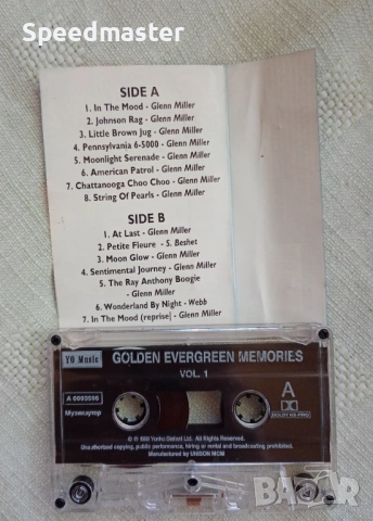 Golden Evergreen Memories, снимка 2 - Аудио касети - 51506984