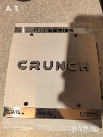 Усилвател Crunch 400 watts, снимка 2 - Ресийвъри, усилватели, смесителни пултове - 52435540