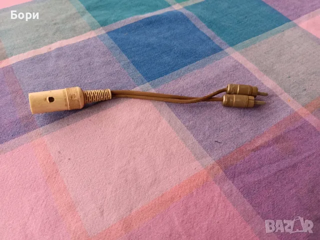 Петица х два чинч/RCA метални