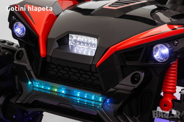 Акумулаторен Двуместен джип OFF-ROAD BUGGY 4X4 UTV 24V батерия, снимка 11 - Детски велосипеди, триколки и коли - 43685973