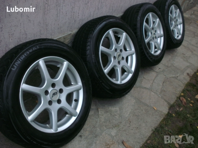 15 цола 5 х 100 мм 4 бр лети джанти AEZ Germany ! - VW,Audi,Seat,Skoda,Toyota,Subaru и други !