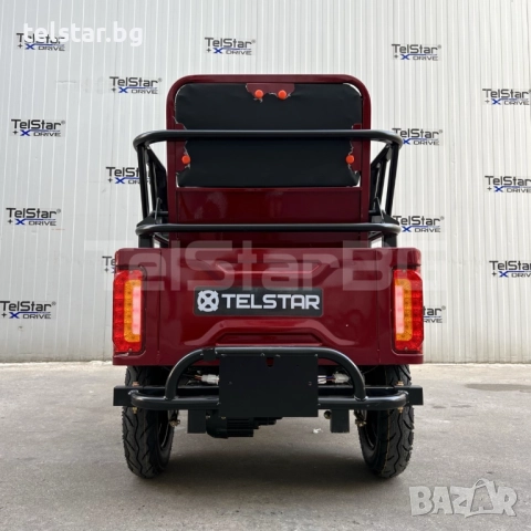 Електрическа триколка 005 двуместна с карго отделение 1500W Нов модел 2025, високопроизводителни бат, снимка 7 - Мотоциклети и мототехника - 52407283