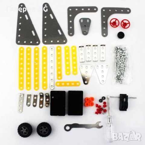 Метален 3Д конструктор на Инерционен самолет , снимка 3 - Конструктори - 32868689