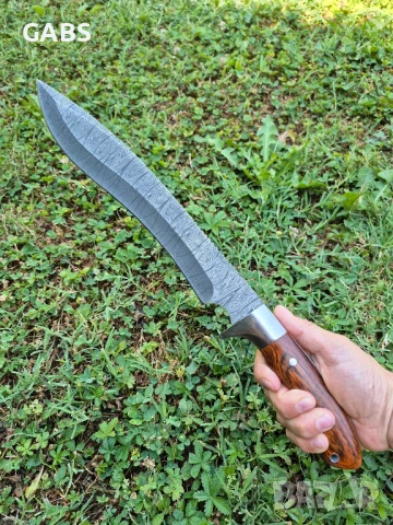 Голям ловен нож с кожена кания,LN452