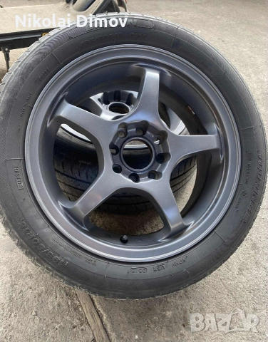 Джанти 4х100 15" 8.5J Et35, снимка 2 - Гуми и джанти - 53386988