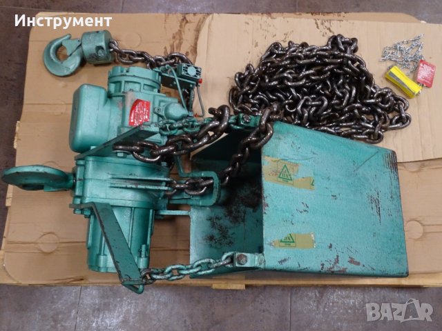 Верижен телфер с пневмозадвижване J.D.Neuhaus PROFI 3t Air Pneumatic Chain Hoist, снимка 2 - Подемници - 43486368