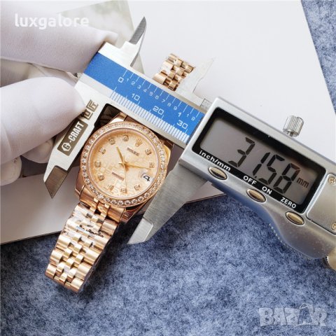 Дамски часовник Rolex Lady-Datejust 31MM с автоматичен механизъм, снимка 5 - Дамски - 43514063