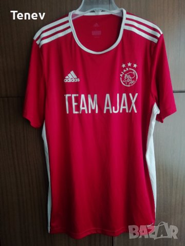 Ajax Amsterdam Adidas оригинална фланелка тениска Аякс L, снимка 1 - Тениски - 37488350