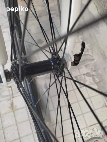 Продавам колела внос от Германия алуминиев юношески велосипед JESSY SHOCKBLAZE 24цола, снимка 7 - Велосипеди - 50391378