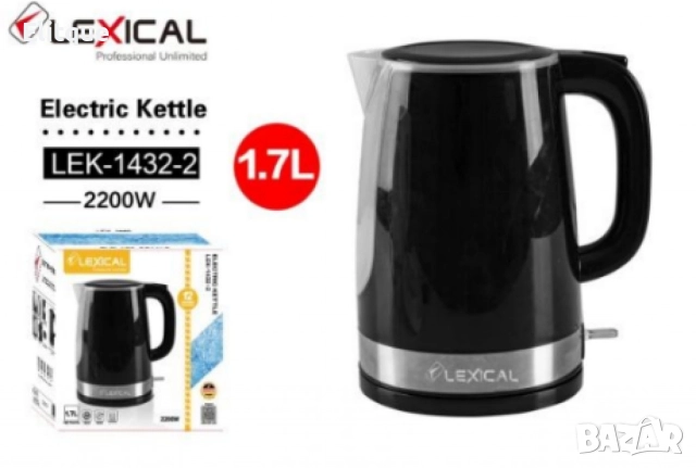 Електрическа кана за вода Lexical LEK-1432-1/2, снимка 5 - Кани - 52865682