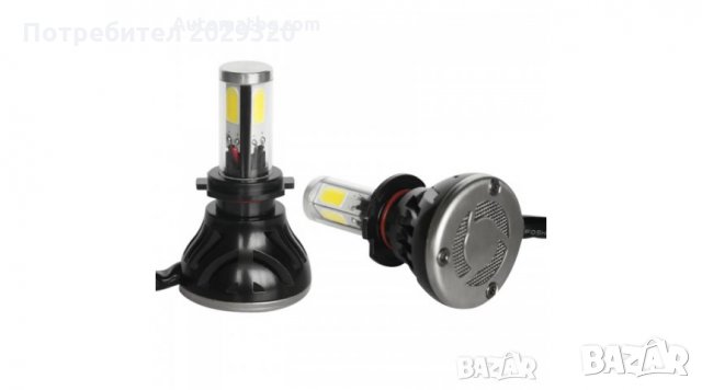 Комплект LED Лед Диодни Крушки за фар G5 H7 - 80W. 8000 Lm 200% по ярка светлина , снимка 2 - Аксесоари и консумативи - 28090637