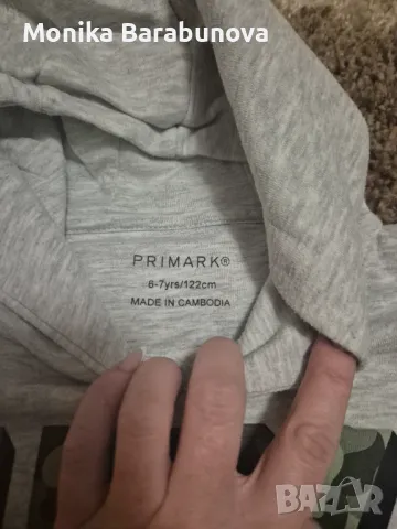 Лот плътни блузки с качулка Primark 6-7 г , снимка 4 - Детски Блузи и туники - 48256323