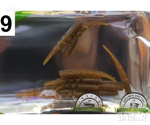 Силикони, червеи за риболов - ларва OSAKO LARVA 4 sm., снимка 9 - Такъми - 38410004