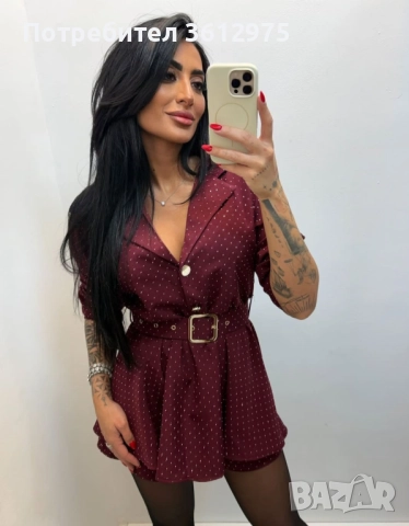 Дамски гащеризон с камъни 