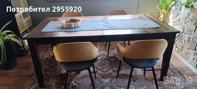 Трапезна маса масив , снимка 2 - Маси - 49770341