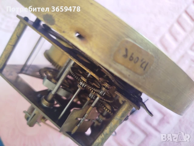 Стар стенен английски часовник, снимка 12 - Стенни часовници - 51396915