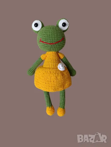 Плетени кученца,котенца,зайчета,жабка, снимка 2 - Плюшени играчки - 39888846
