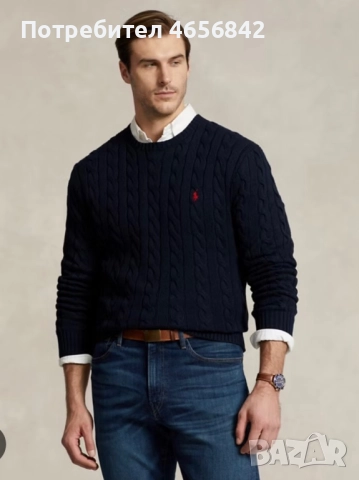 Пуловер Polo Ralph Lauren M, снимка 4 - Пуловери - 52488753