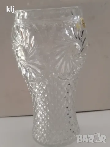 Голяма кристална ваза, снимка 7 - Вази - 49373449