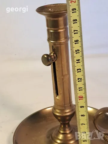 бронзов свещник    7/4, снимка 5 - Декорация за дома - 49854856