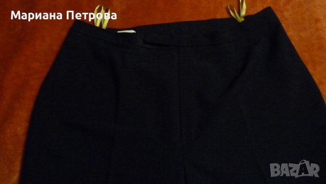 Черен дамски панталон на фирма Адлер - 7 8, снимка 2 - Панталони - 43135479