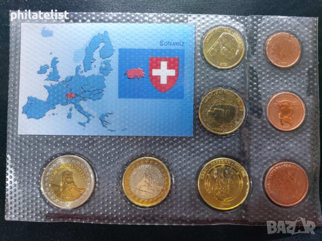 Пробен Евро сет - Швейцария 2003, снимка 2 - Нумизматика и бонистика - 43187738