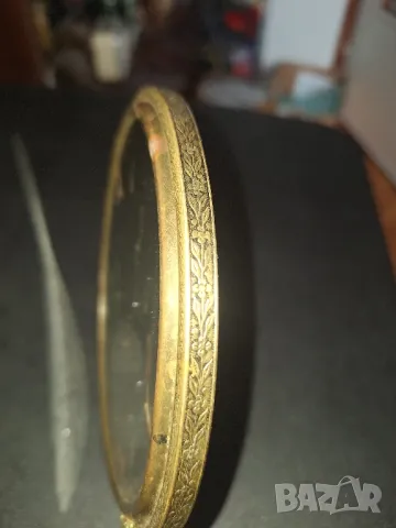 френско старо бронзово vintage огледало , снимка 10 - Антикварни и старинни предмети - 49781635