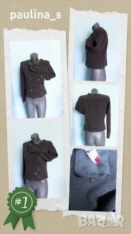 Четири различни броя / Дамско трикотажно яке тип сако или суичър , снимка 6 - Якета - 51542489