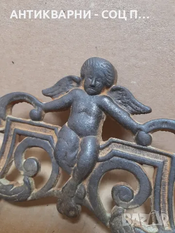 Стари Метални Орнаменти Ангелчета., снимка 6 - Антикварни и старинни предмети - 49029109