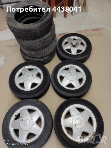 Алуминиеви джанти с гуми 6Jx15, 4х100, ET49 - 5бр., снимка 13 - Гуми и джанти - 49797141