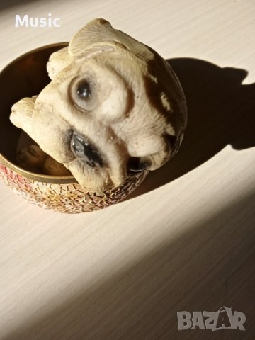 Красива Арт фигурка кученце, снимка 4 - Статуетки - 38345650