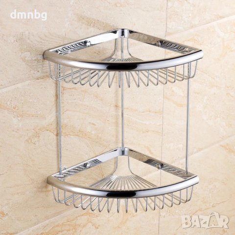 Eтажерка от неръждаема стомана на две нива R19, снимка 2 - Етажерки - 43523208