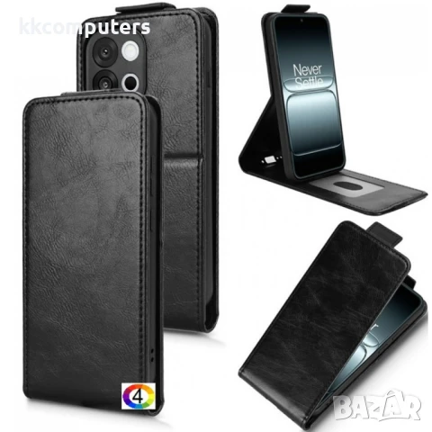 OnePlus 13s 5G / OnePlus 13T 5G Flip2 Кожен Калъф и Скрийн Протектор, снимка 4 - Калъфи, кейсове - 51263404