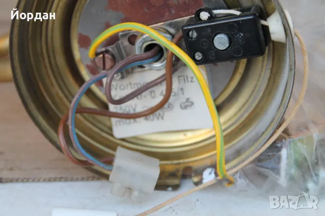 Немски месингови лампи за стена, снимка 12 - Антикварни и старинни предмети - 47895154