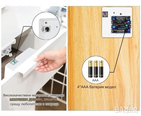 Електронна ключалка с RFID карта за шкафове, снимка 12 - Други - 43950639