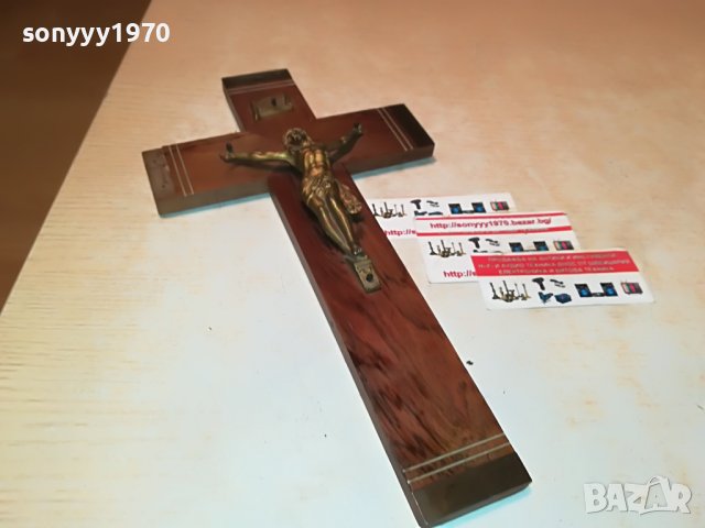 КРЪСТ С ХРИСТОС ОТ ФРАНЦИЯ 1212221403, снимка 12 - Антикварни и старинни предмети - 38984210
