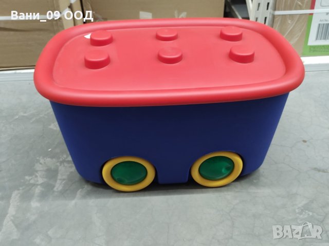 Кутия за играчки с колела, снимка 3 - Други - 34611053