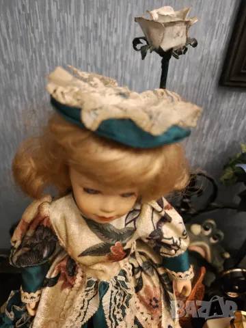 Стара порцеланова кукла ръчна изработка от 70 те год, снимка 6 - Колекции - 47972391