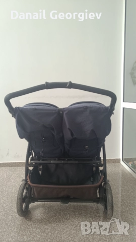 Детска количка за близнаци Peg Perego book for two - Пег Перего, снимка 4 - Детски колички - 51743726