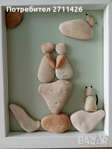 Картина от морски камъчета