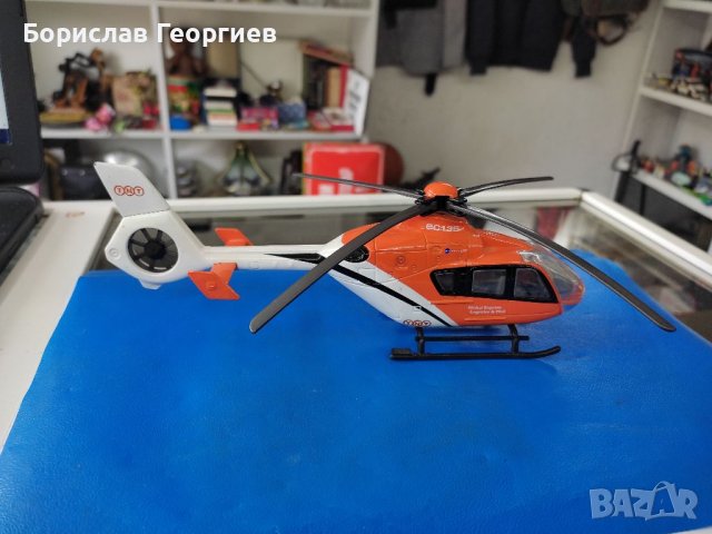 Метален хеликоптер ec135 tnt, снимка 1 - Колекции - 40331773