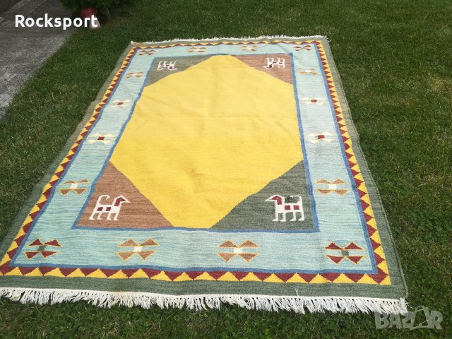 Ествествено тъкан килим Козяк 230см/165см, снимка 4 - Килими - 33132414