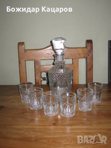 Стар сервиз за напитки.Цена 25 лева. Пращам по Еконт. За София, може да си го вземете и лично., снимка 4 - Сервизи - 51232151